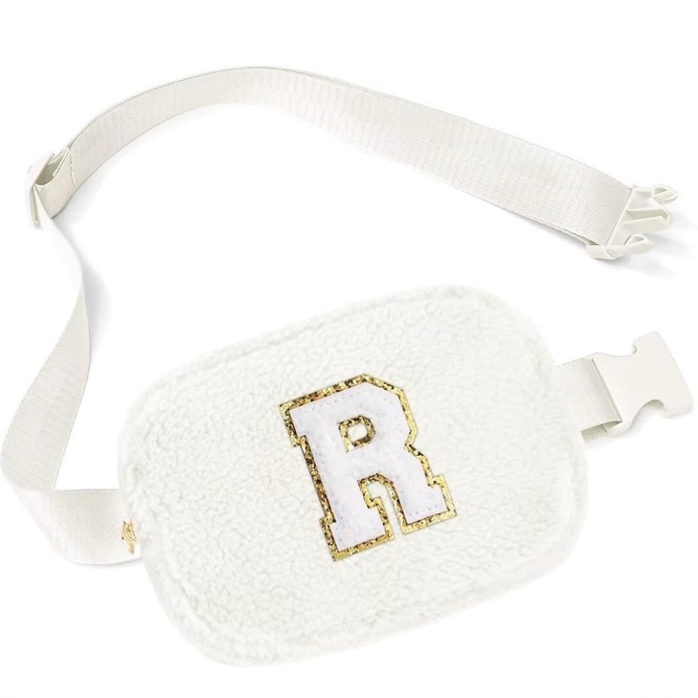 YOOLIFE Initial Crossbody Bag  - Monogrammed Fanny Pack Belt Bag Purse